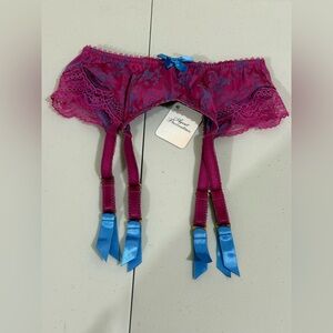 Agent Provocateur Pink and Purple Lace Detail